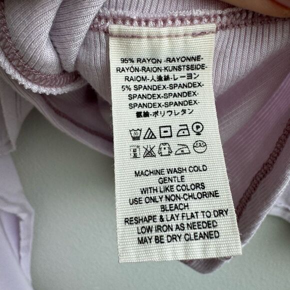 FREE PEOPLE Alameda Pullover Soft Knit Thermal  Dolman Purple Pink Size Medium - Picture 7 of 8